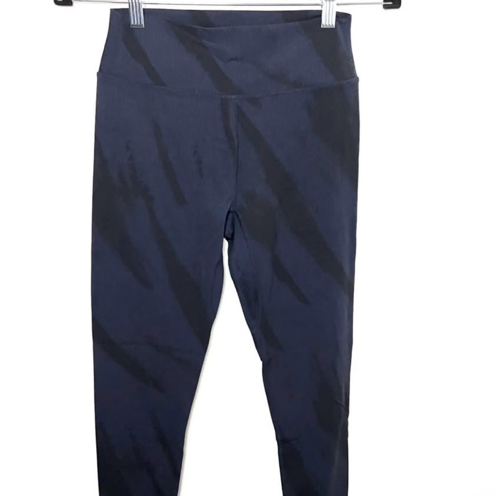 Women’s exercise leggings, navy and black size 8, brand Stori